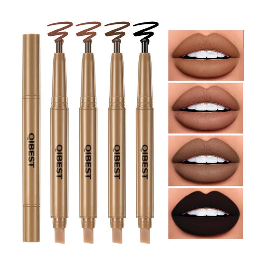 1PC 2-in-1 lipliner, durable waterproof, easy to color, fadeless, suitable for all skin types Good Vibrations