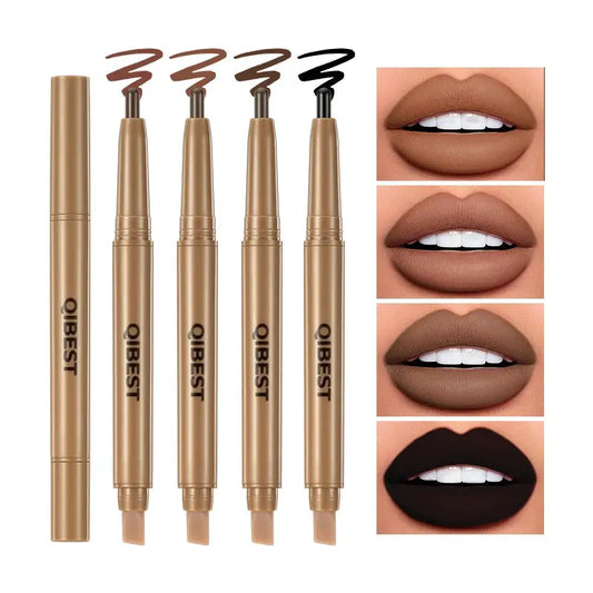 1PC 2-in-1 lipliner, durable waterproof, easy to color, fadeless, suitable for all skin types Good Vibrations