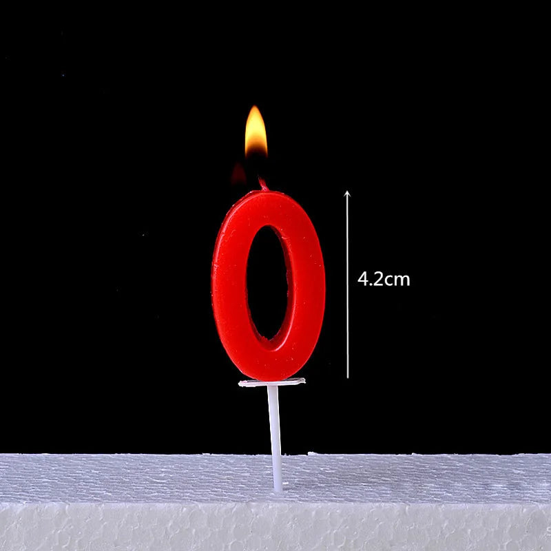 1Pcs Gold Happy Birthday Number Cake Candles 0 1 2 3 4 5 6 7 8 9 Cake Topper Kids Girls Boys Bar Baby Party Supplies Decoration Good Vibrations