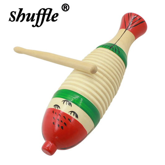Wooden Fish Toy Game Orff Percussion Musical Instrument Toddler Music Learning Children's Christmas Gifts Baby Educational Toys Good Vibrations