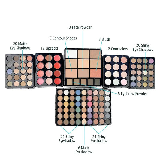 Makeup Set Box Eyeshadow Lip Blush Nail Polish Eyebrow Pencil Multi-functional Palette Christmas Wedding Birthday Gifts Cosmetic Good Vibrations