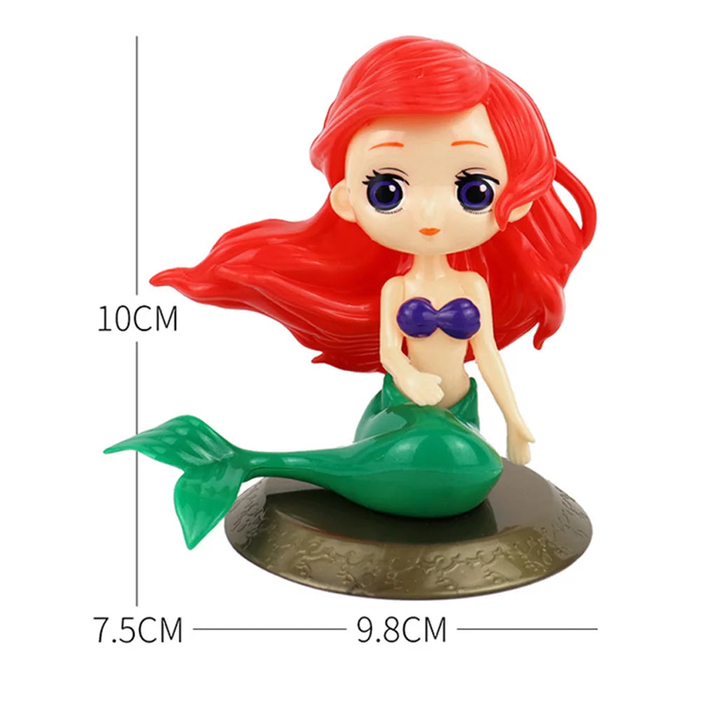 Mermaid Theme Cake Toppers Shell Starfish Fish Tail Children Girl Birthday Wedding Baby Shower Party Cake Decorations Supplies Good Vibrations