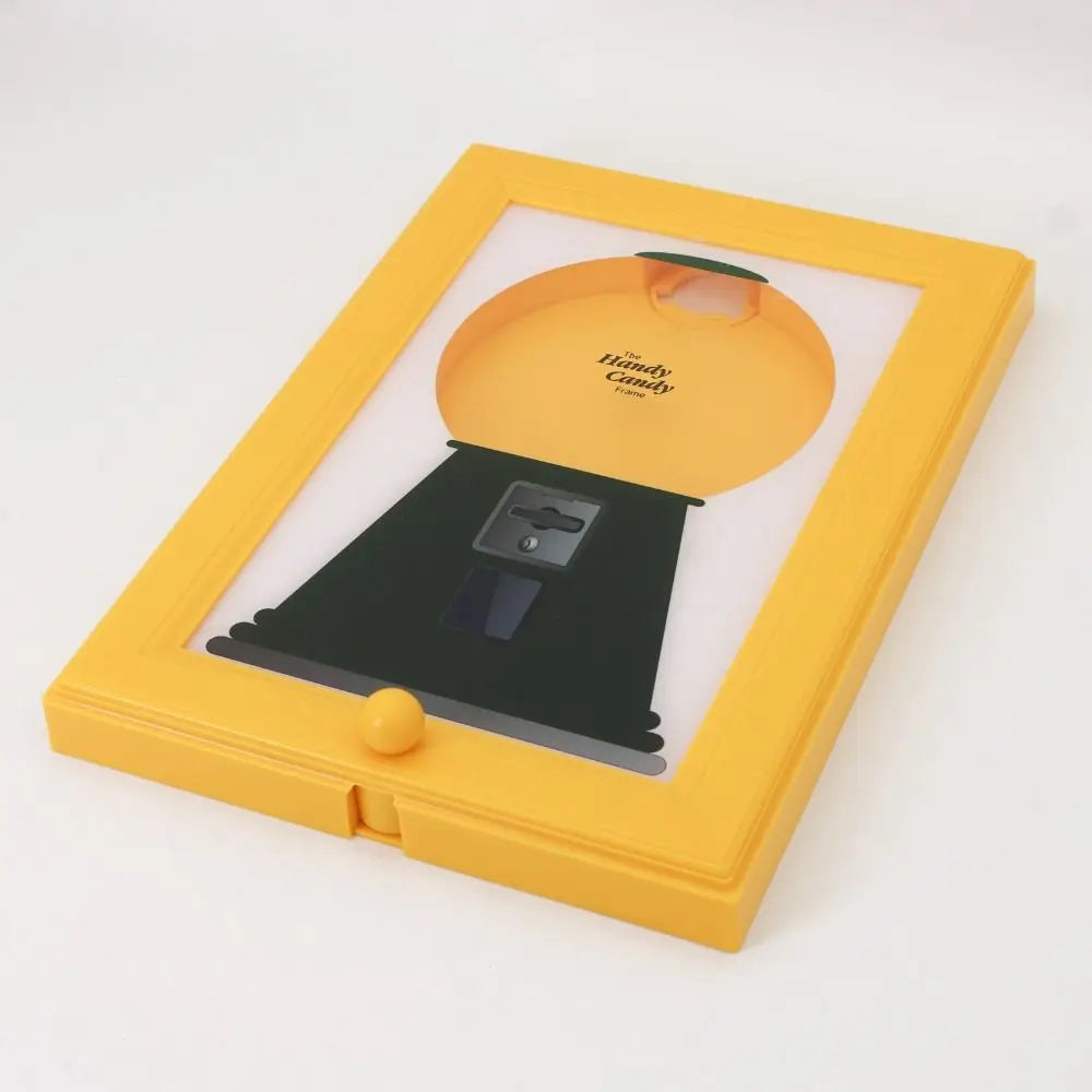 Creative Candy Dispenser Picture Frame Dust-proof Moisture-proof Hanging Handy Candy Frame Rotating Funny Good Vibrations
