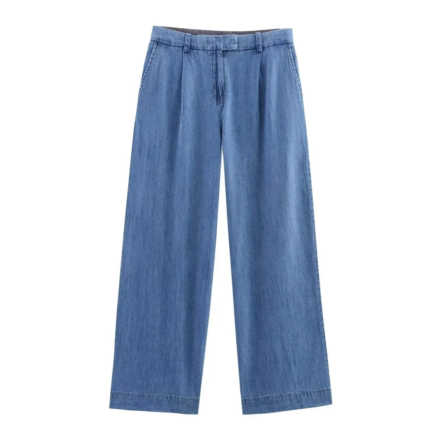 Denim Pants Outfit For Women 2 Pieces Spring Autumn Fashion Wide Sleeved Casual Shirt Women Suit Casual Two Piece Set Women Good Vibrations