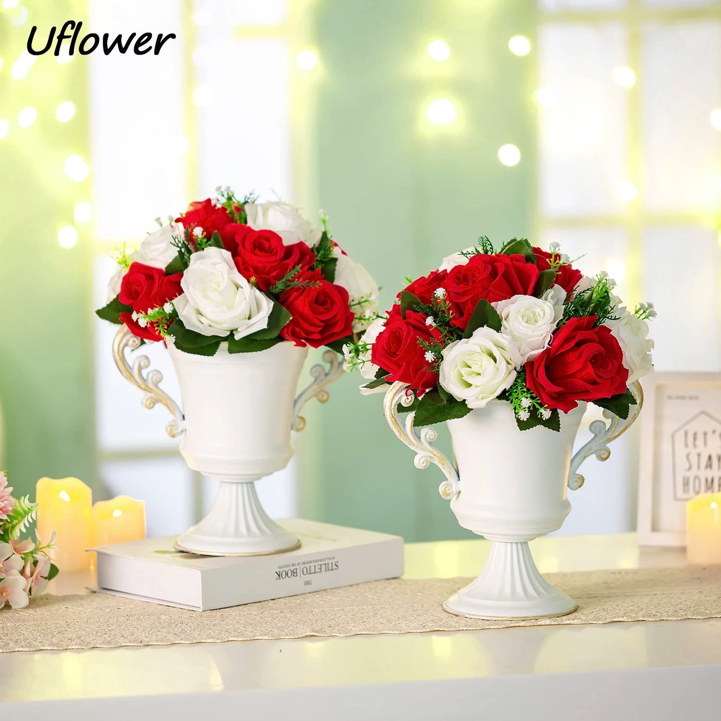 28cm Rose Artificial Flower Balls Wedding Roman Column Road Guide Decorations Birthday Party Beautiful Centerpieces Bouquet Good Vibrations