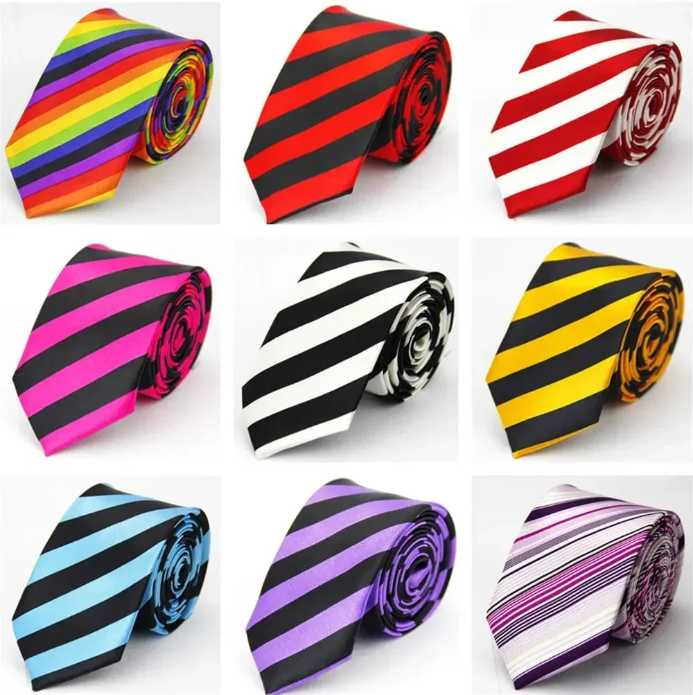 Mens Ties Slim 5cm (2in) Wedding Striped Dots Piano Skulls for Men Women Gravata Corbata Regalos Para Hombres Accessoires Homme Good Vibrations