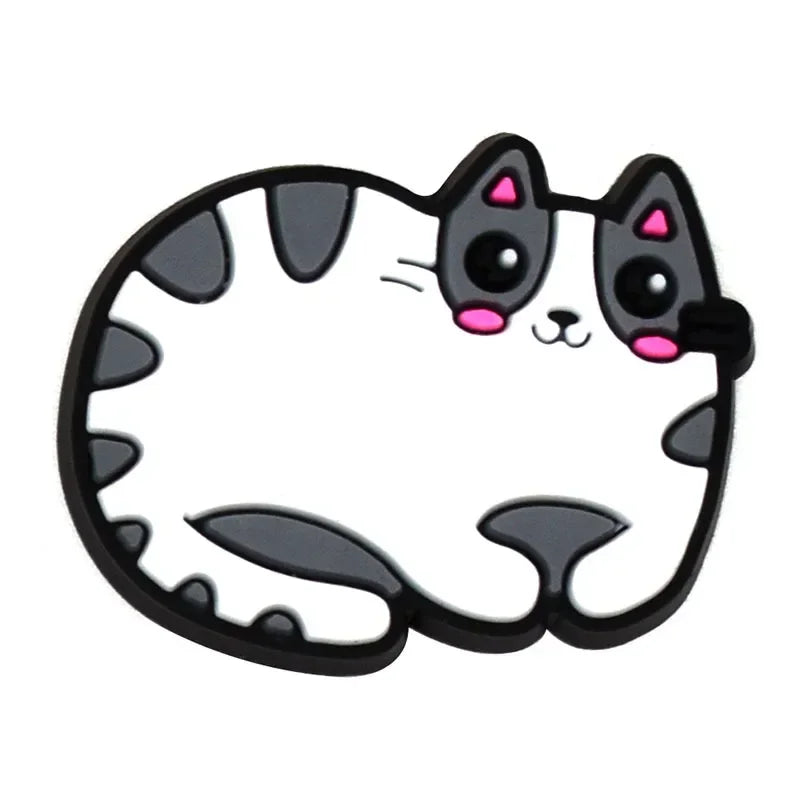 Shoe Charms for Crocs Accessories
Pet Cat Shoes Charm for Croc Decorations Pins Men Accessory Jeans Woman Clogs Clips Badges Good Vibrations