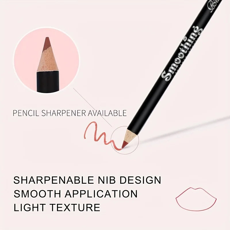 Luxury Matte Lip Liner, Long-Lasting, Smooth Application for Perfect Outline & Filling, Versatile Shades for All Skin Types Good Vibrations
