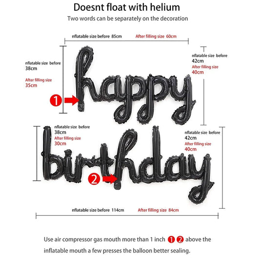 1set Birthday Party Balloon Good Vibrations