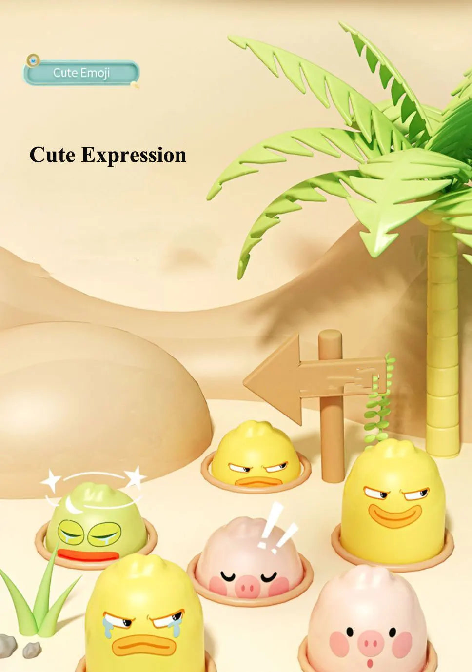 Duck/Frog/Pig Baby Toy Montessori Learning Game Educational Puzzle Gift for 12 24 Months Toddler Boy/Girl with Hammer Good Vibrations