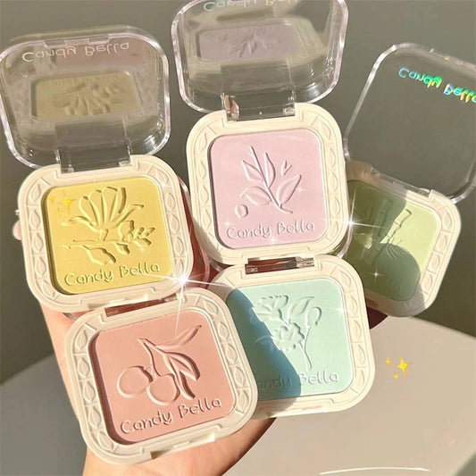 5 Colors Soft Mist Blush Natural Waterproof Cheek Pink Purple Yellow Matte Flash Brighten Lasting Blusher Rubores Korean Makeup Good Vibrations