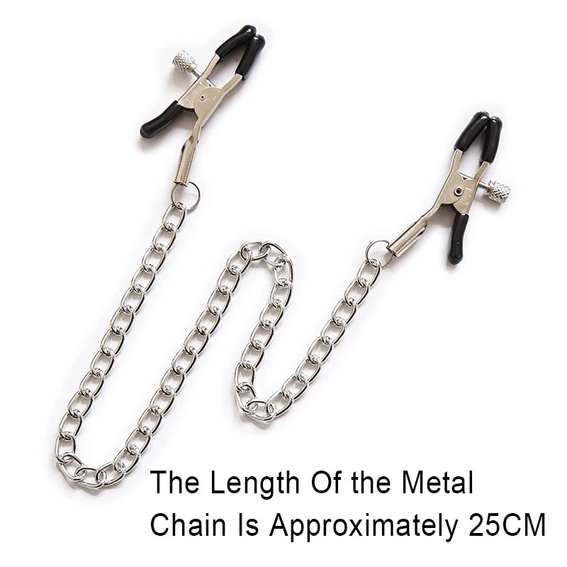 SM Couple Games Bondage Woman Clitoral Nipple Stimulation Clamps Bdsm Fetish Slave Role Play Exotic Intimate Erotics Accessories Good Vibrations Adult Super Store