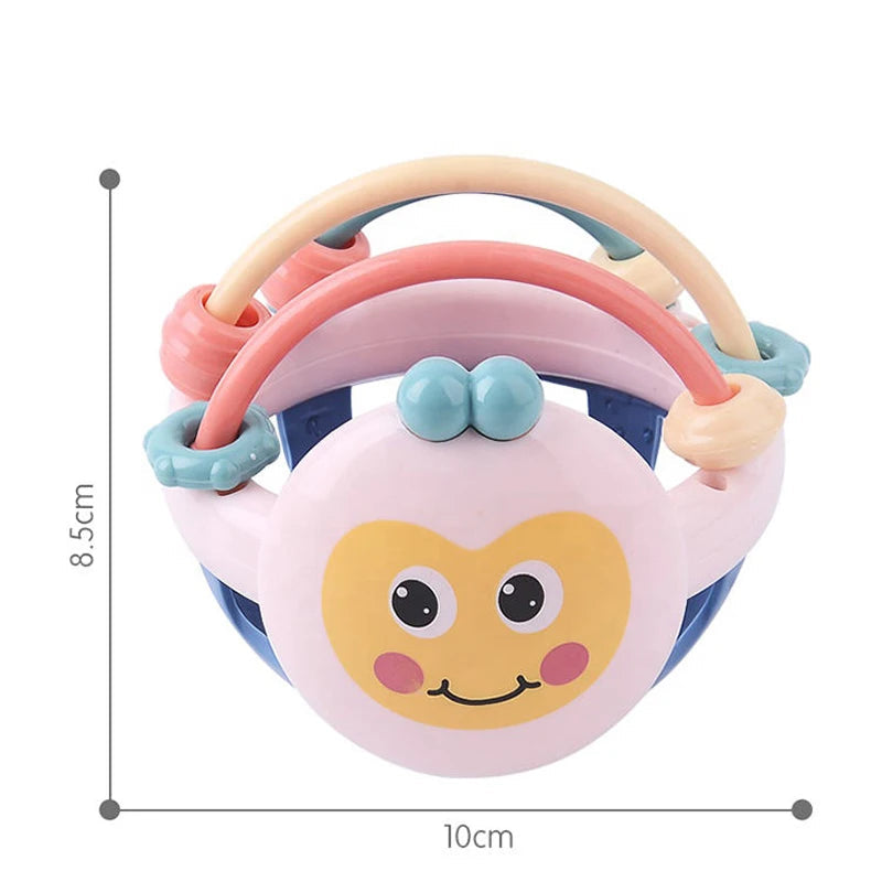 Baby Soft Teething Toys Newborn Early Educational Sensory Teether Rattle Touch Hand Grasping Ball Develop Infant Ball Game Toy Good Vibrations
