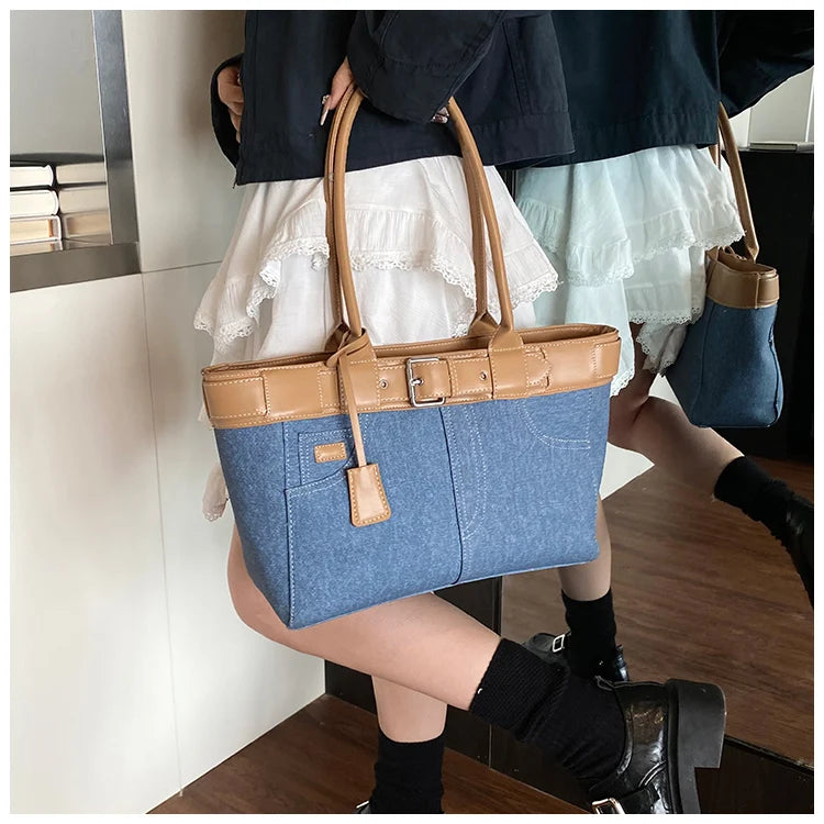 Elegant Solid Color Crossbody Bag - Designer Leather Messenger Purse With Retro Minimalist Charm And Large Capacity Features Good Vibrations
