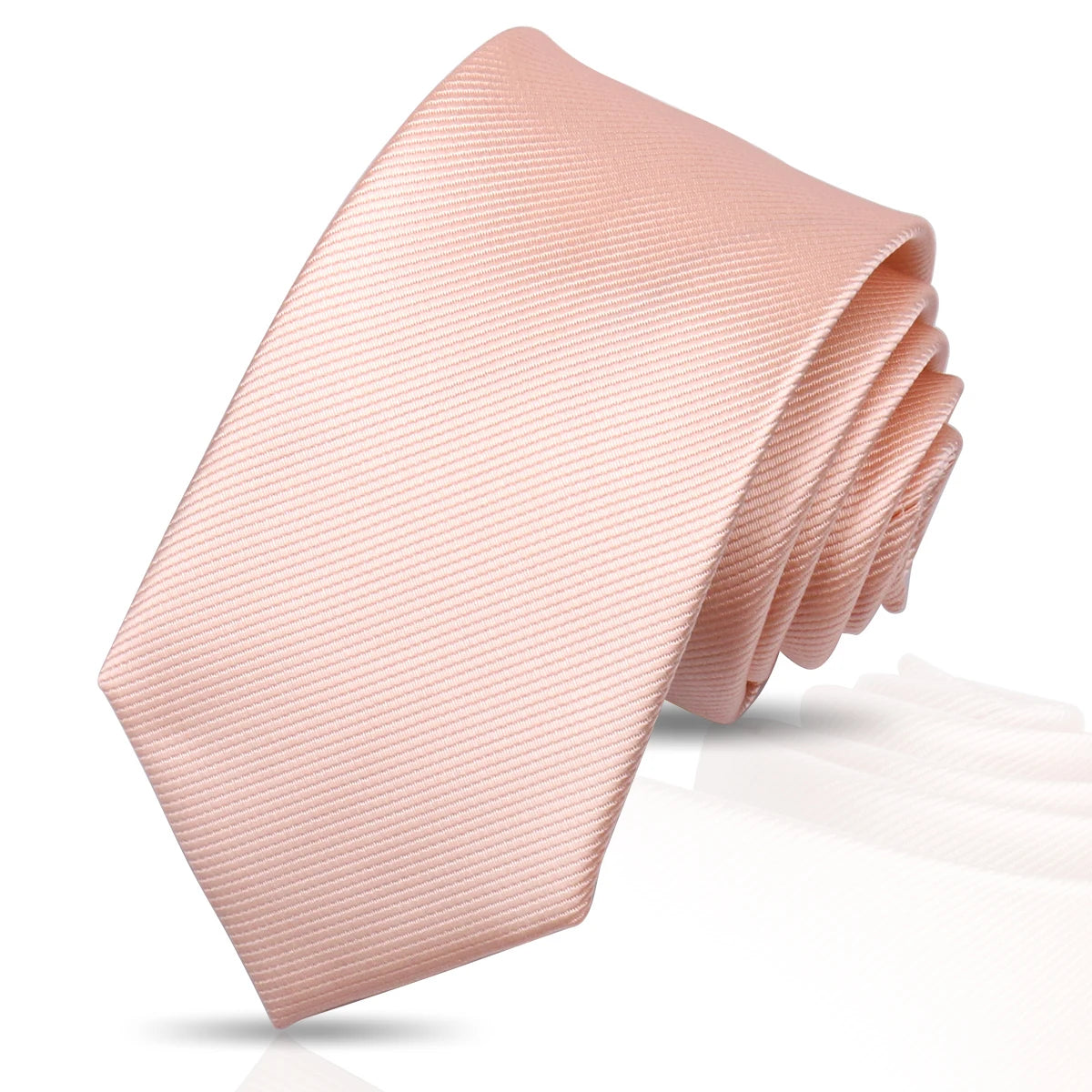 Ties For Men Solid Necktie Wedding Business Ties 7.5cm Slim Coffee Wine Classic Neckties Mens Business Gift Fashion Gravats Good Vibrations