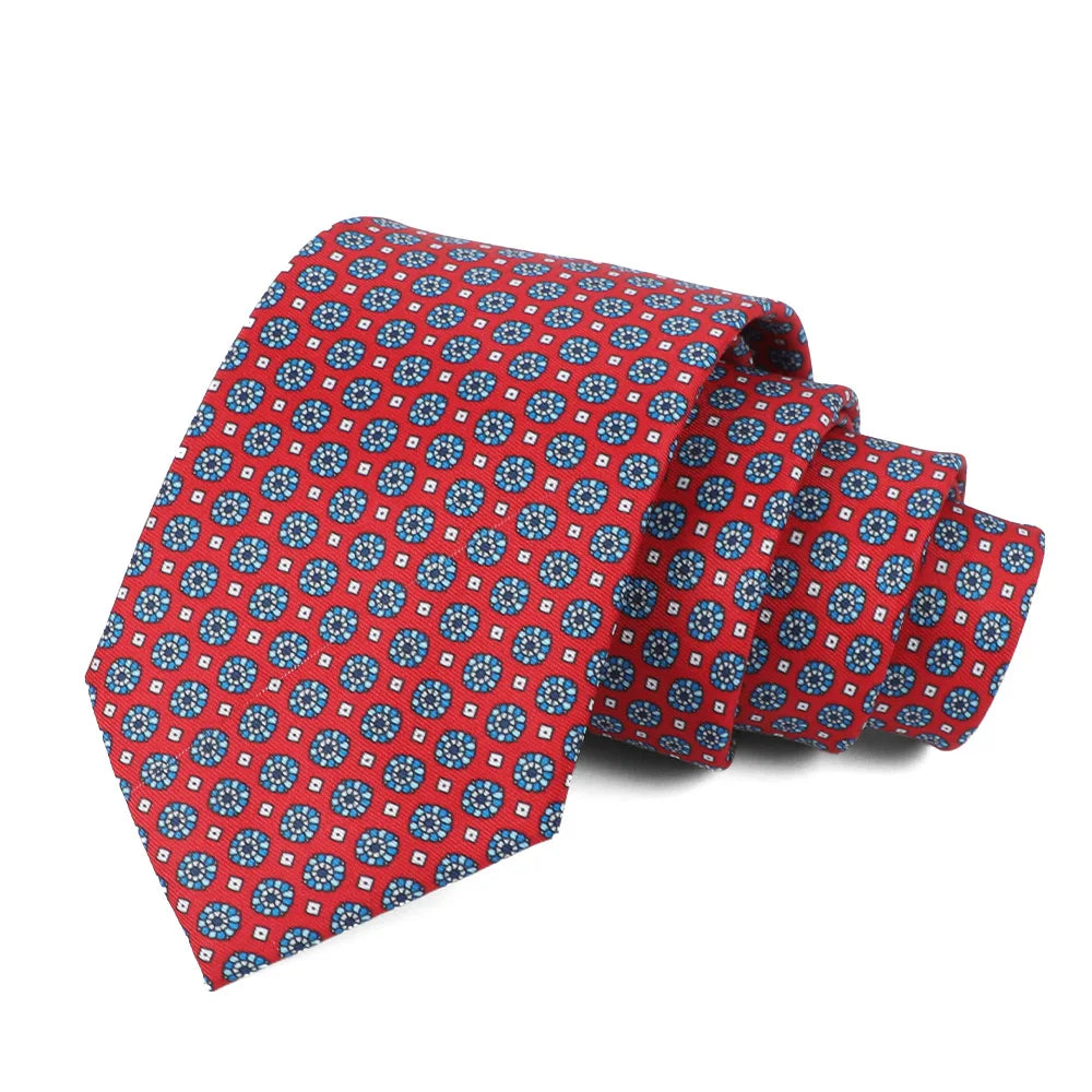 Original Ties for Men Silk Tie Luxury Tie Set Elegant Men's Neckties Wedding Boyfriend Ties for Men 9 Cm LD03 Good Vibrations