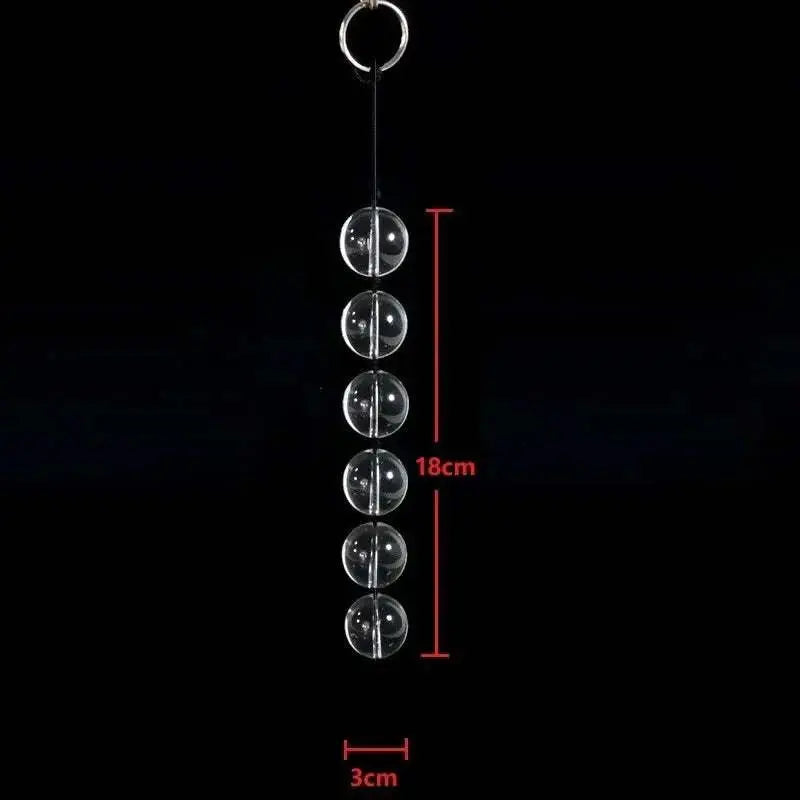 5 Sizes Glass Anal Beads Vaginal Balls Butt Plug Toy BDSM Massager Beads Inserted Plug Erotic Anal Bead Viabrator Accessories GOOD Vibrations