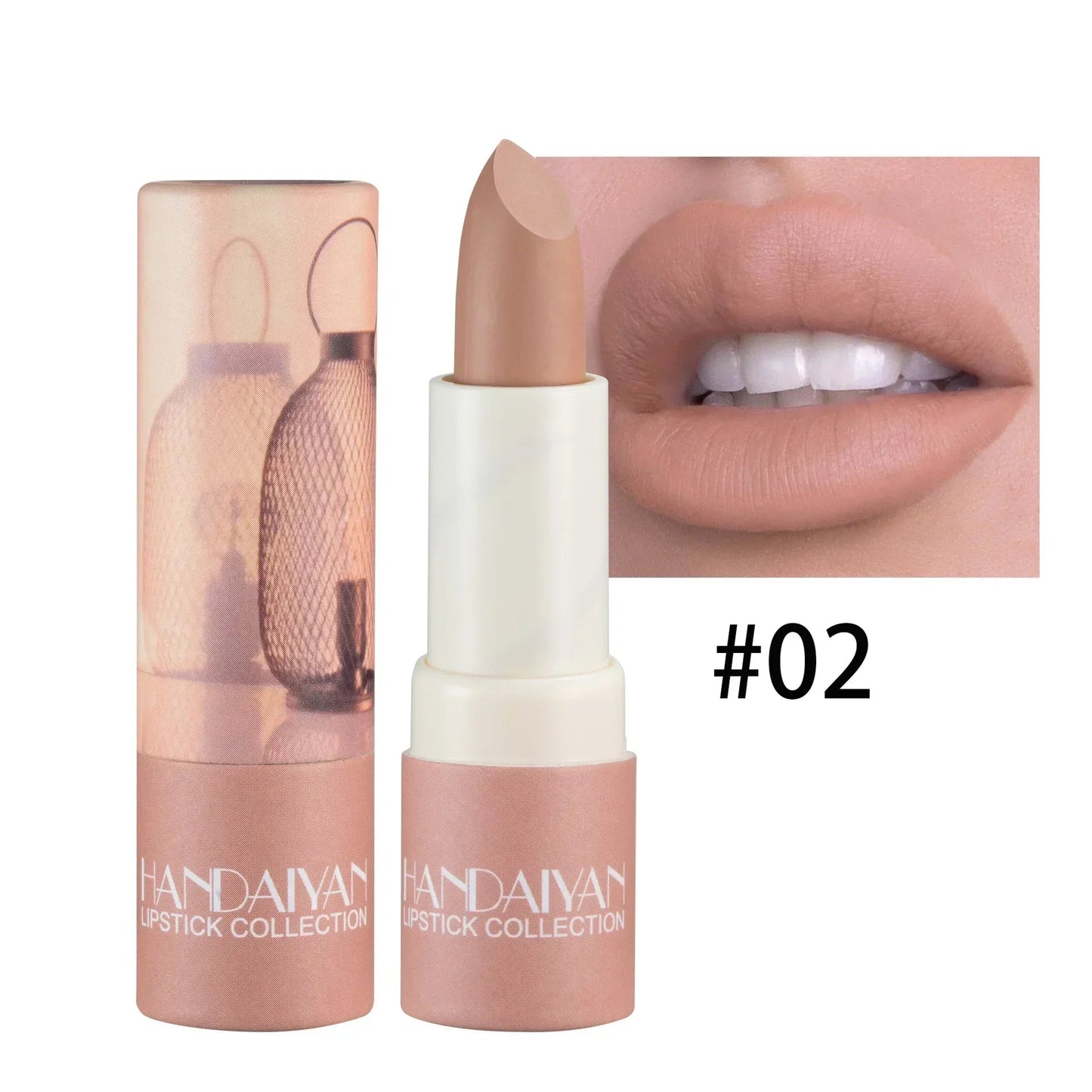 Nude Matte Velvet Lipstick Lip Liner Color Rendering Lasting Non-stick Cup Sexy Lipsticks Waterproof Beauty Lips Makeup Cosmetic Good Vibrations