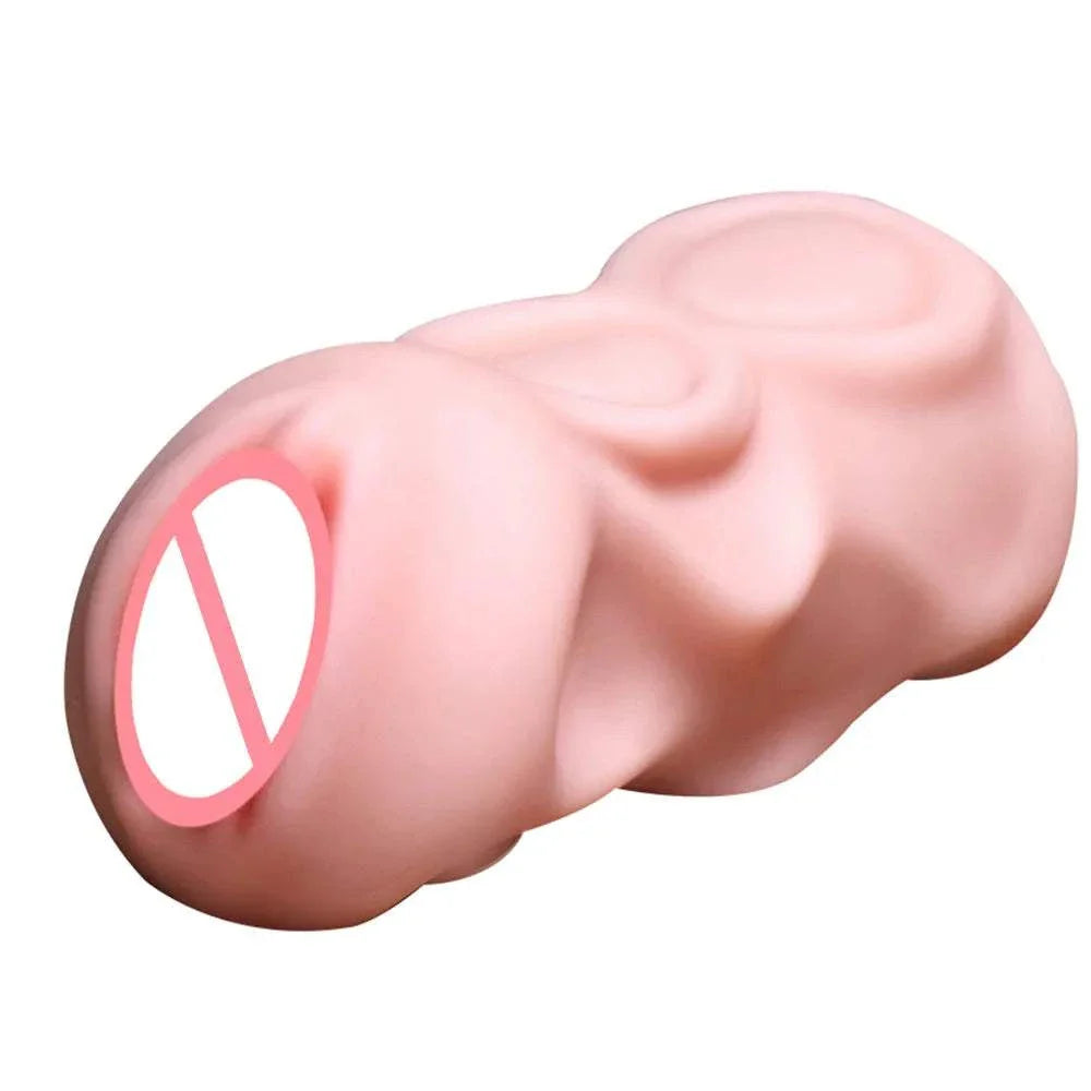 Male masturbator sex toy, realistic textured pocket pussy, soft TPE material, adult toy for men masturbation.