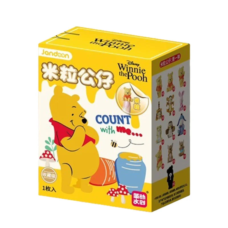 JANDOOM Disney Toy Story Zootopia Stitch Pooh Bear Mickey Mouse Action Figure Blind box Rice Grain Doll Anime Model Toys Gifts Good Vibrations