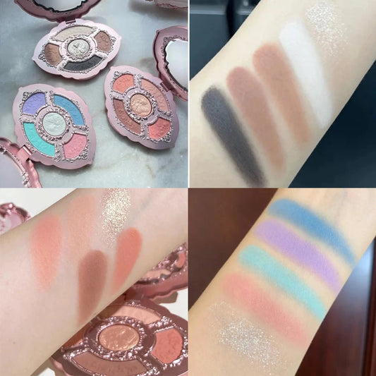 Flower Knows Full Face Makeup Palette Set - Blush Lip Lacquer Eyebrow - Long Lasting Waterproof Professional Beauty Products Good Vibrations