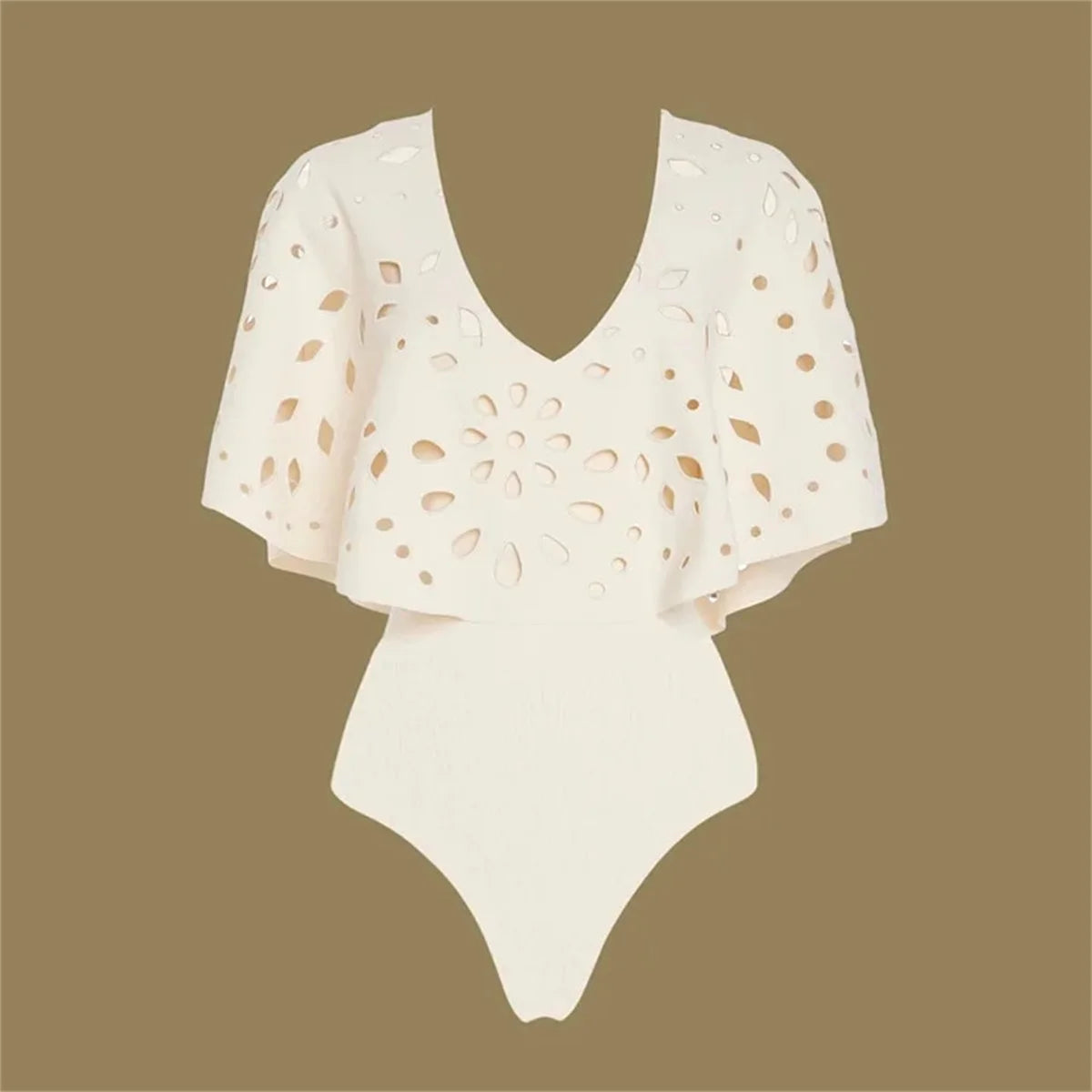 2Pcs Laster Cut Swimsuit Women Sexy Bikini Push Up Swimwear 2025 V Neck Swim Suit Female Bandeau Biquini Bathing Suit Beachwear Good Vibrations