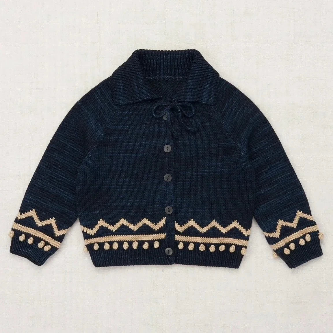Knitted Sweater MF Brand 2025 New Winter Kids Sweaters for Girls Cute Knit Cardigan Baby Sets Children Cotton Outwear Clothing Good Vibrations
