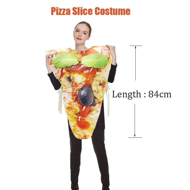 Unisex Women Men Hot Dog Baguette Chili Cupcake Tuna Croissant Potato Pizza Donut Fancy Dress Up Adult Couple Halloween Costume Good Vibrations
