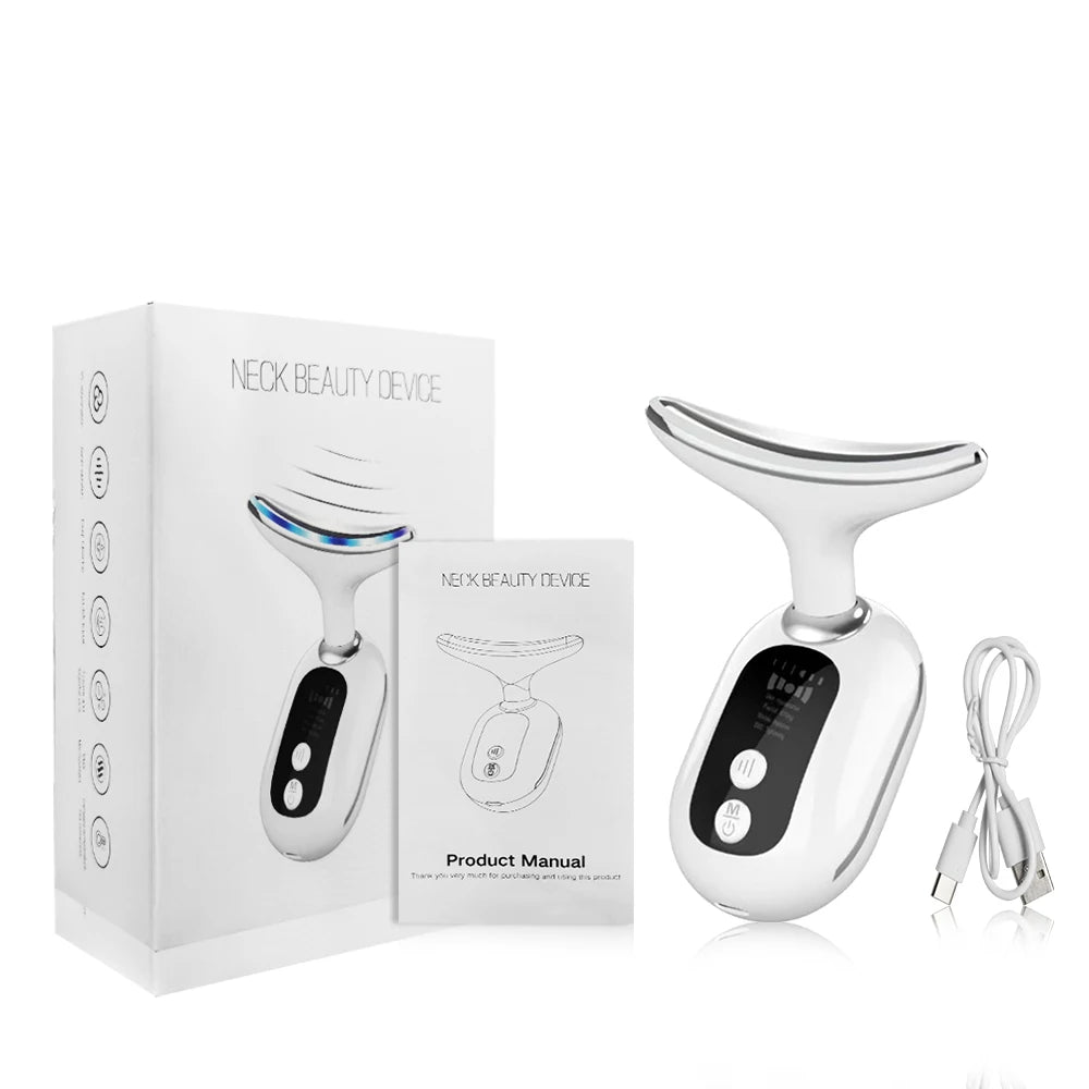 Facial Massager EMS Facial Microcurrent Neck Face Lifting Massager Red Light Therapy Anti-aging Massager Skin Tightening Device Good Vibrations