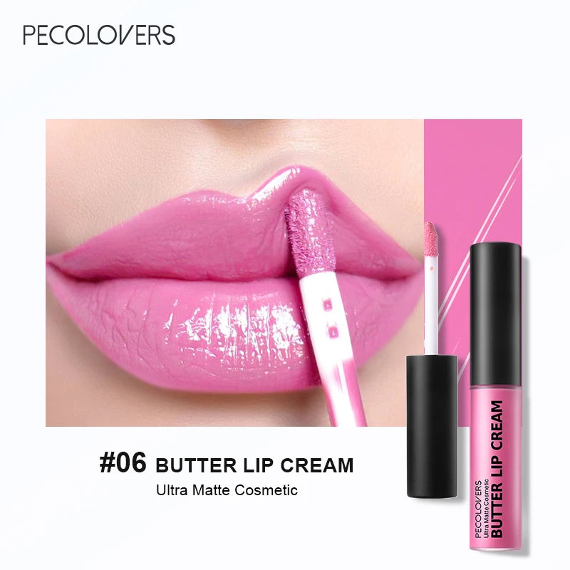 1PC Butter Gloss Non-Sticky Lip Gloss Long Lasting Nude Lip Makeup Hydrating Lip Gloss with Essential Oil Liquid Lipstick Good Vibrations