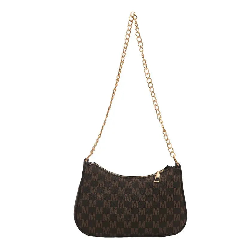 Vintage Style Square Handbag Crossbody Bag Adjustable Strap Women Messenger Shoulder Bag Sophisticated Accessory Tote Bag Purse Good Vibrations