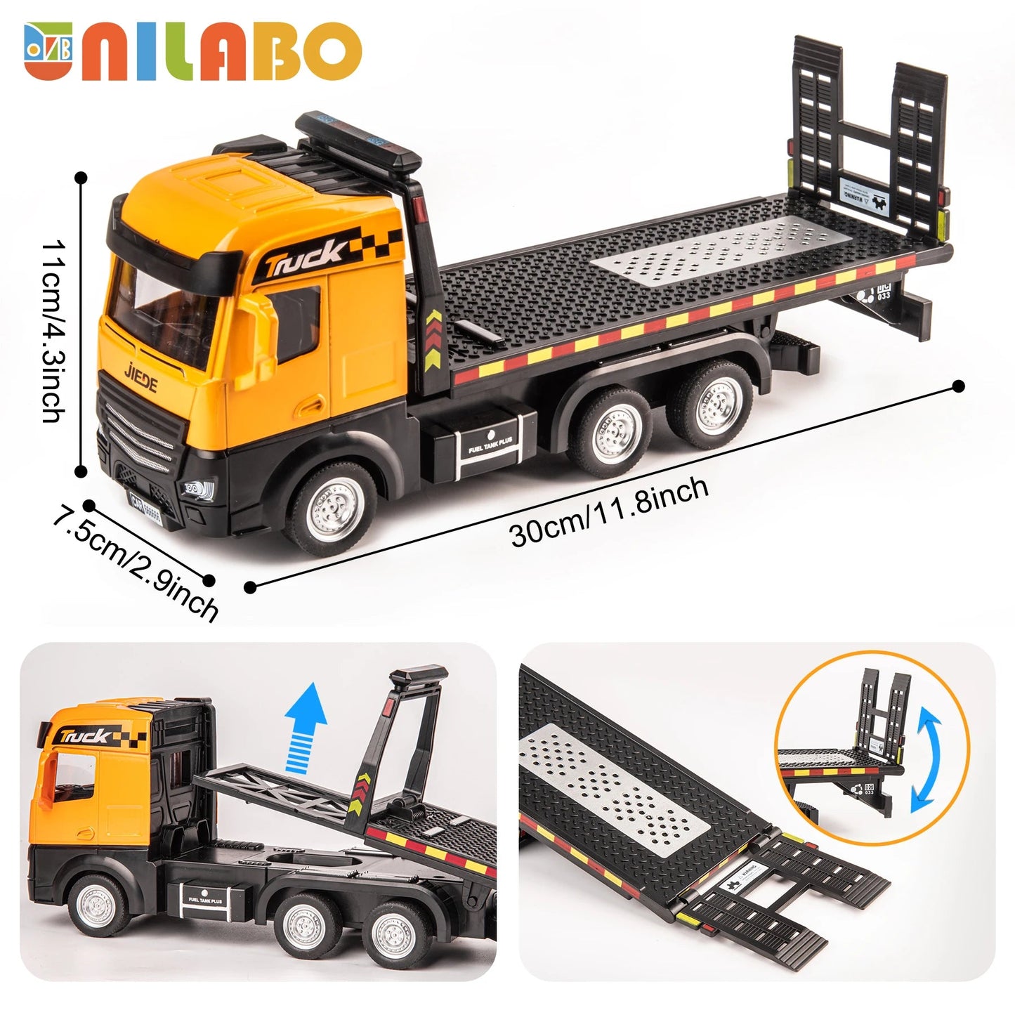 Alloy Construction Vehicles Toy Set for Ages 3-8-STEM Toys with Container Truck/Tower Crane/Excavator, Perfect Birthday Gift Good Vibrations