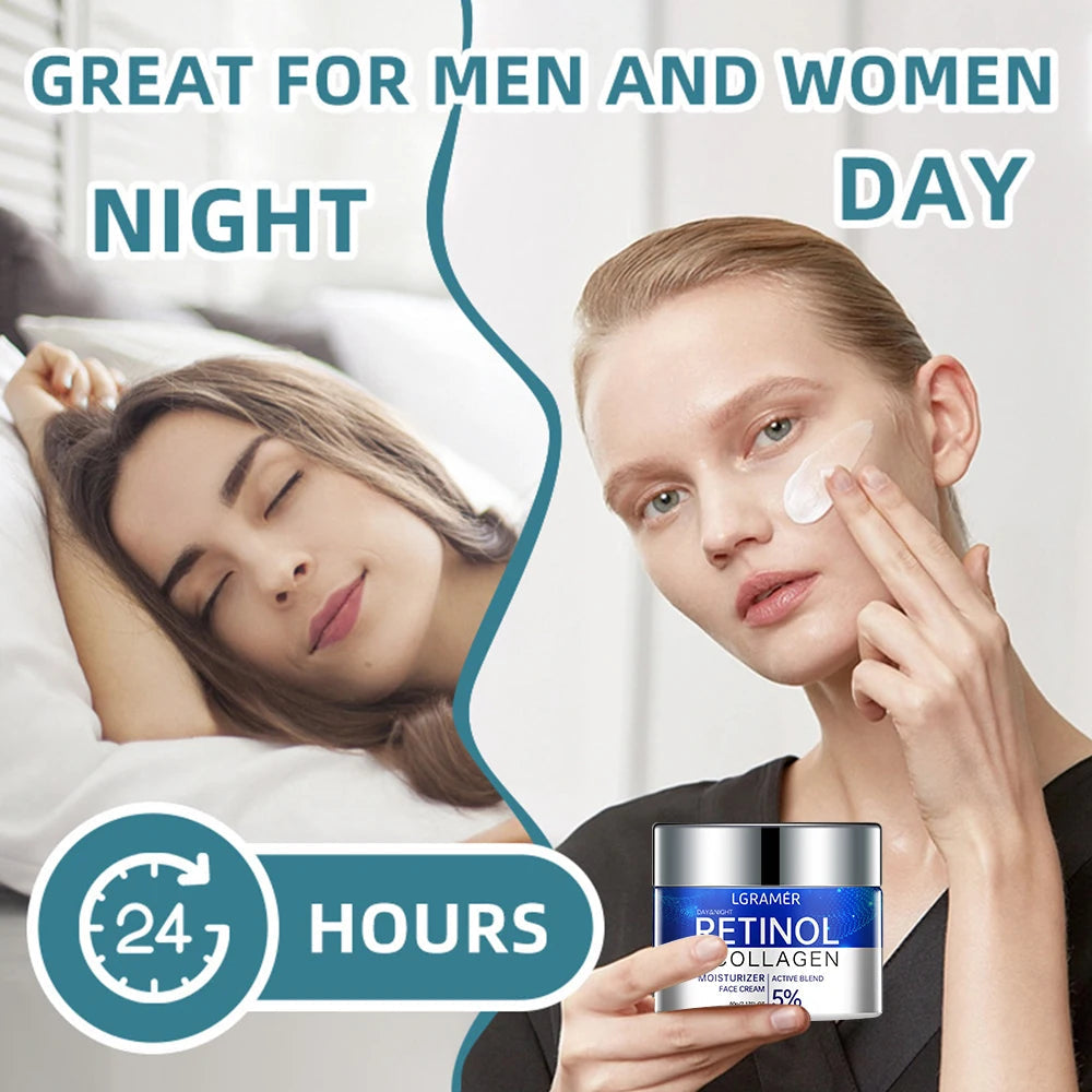 Retinol Wrinkle Removing Cream Anti Aging Firming Lifting Fade Fine Lines Whitening Moisturizing Brightening Skin Care Cosmetic Good Vibrations