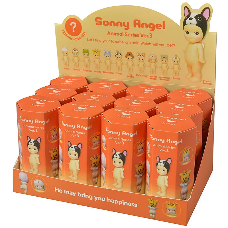 Sonny Angel Animal Blind Box 20th Anniversary Harvest Series Fruit Angel Anime Figures Dolls Toy For Children's Christmas Gift Good Vibrations