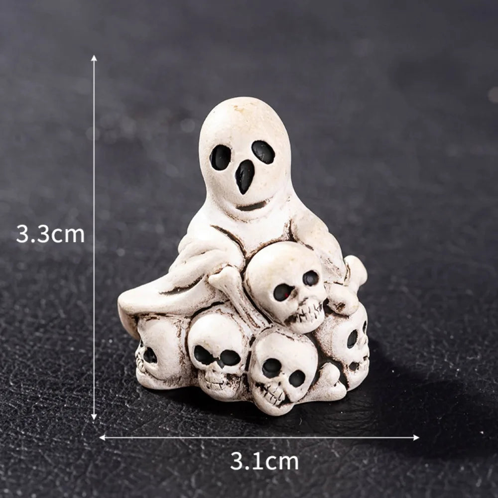 Micro-landscape Halloween decoration accessories mummy skull rabbit magic house ghost pumpkin ornaments party decoration Good Vibrations