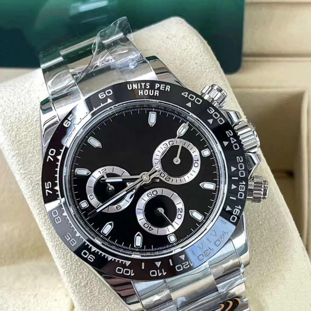 Men's Fine Watches Matched with Imported Mechanical Movements and Gift Boxes Good Vibrations