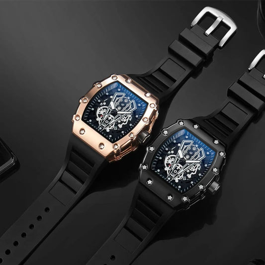 Foreign Trade Watch Large Dial For Men Quartz Waterproof Sport Square Luminous Watch For Men Good Vibrations