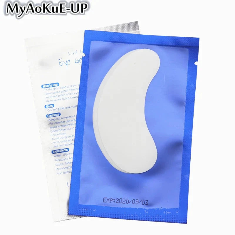 High Quality 50pairs Women Lint Free Under Eyes Pads Patches Eyelash Extension Tips Sticker Wraps Make Up Tool Eyelashes Patches Good Vibrations
