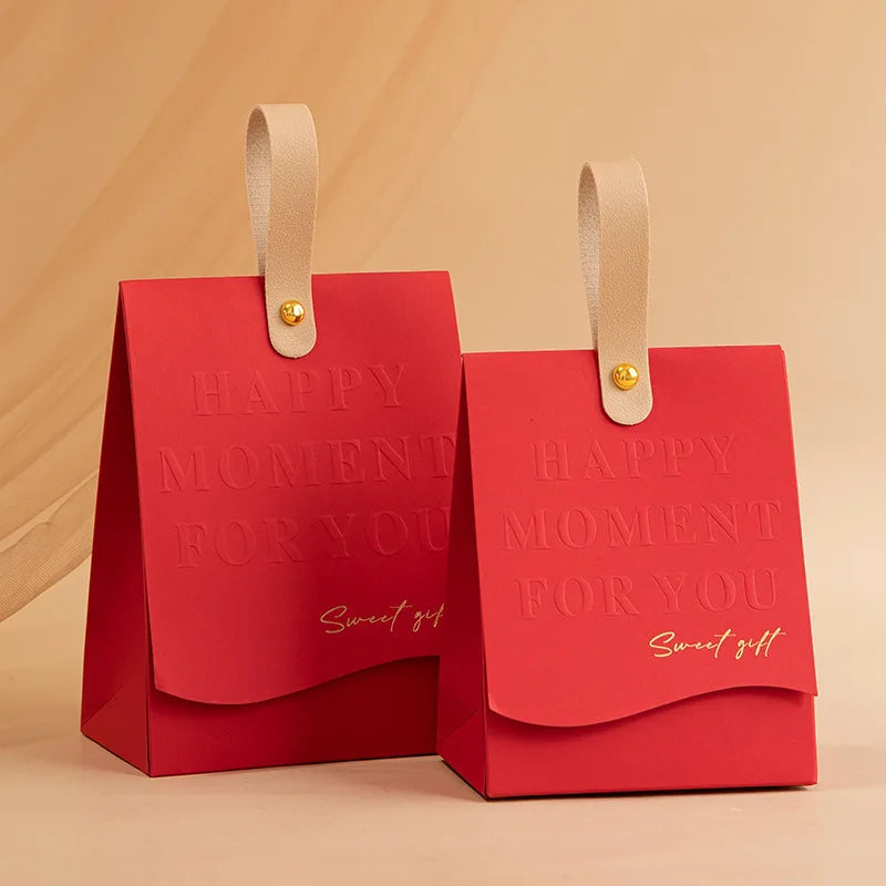 1Pcs Creative Wedding Accompaniment Wedding Candy Handheld Gift Boxes for Party Wedding Good Vibrations