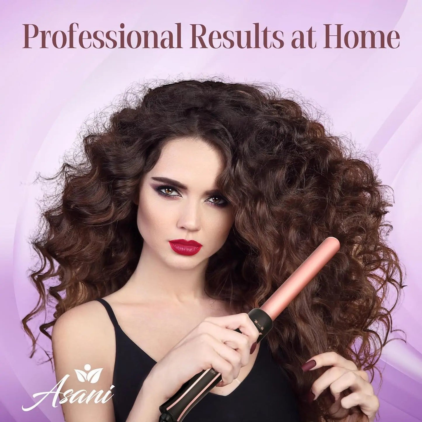 Customizable Electric Curling Iron Hair Tools Professional Roller Curls Wand Fast Heating Up  Curling Iron for All Hair Types Good Vibrations
