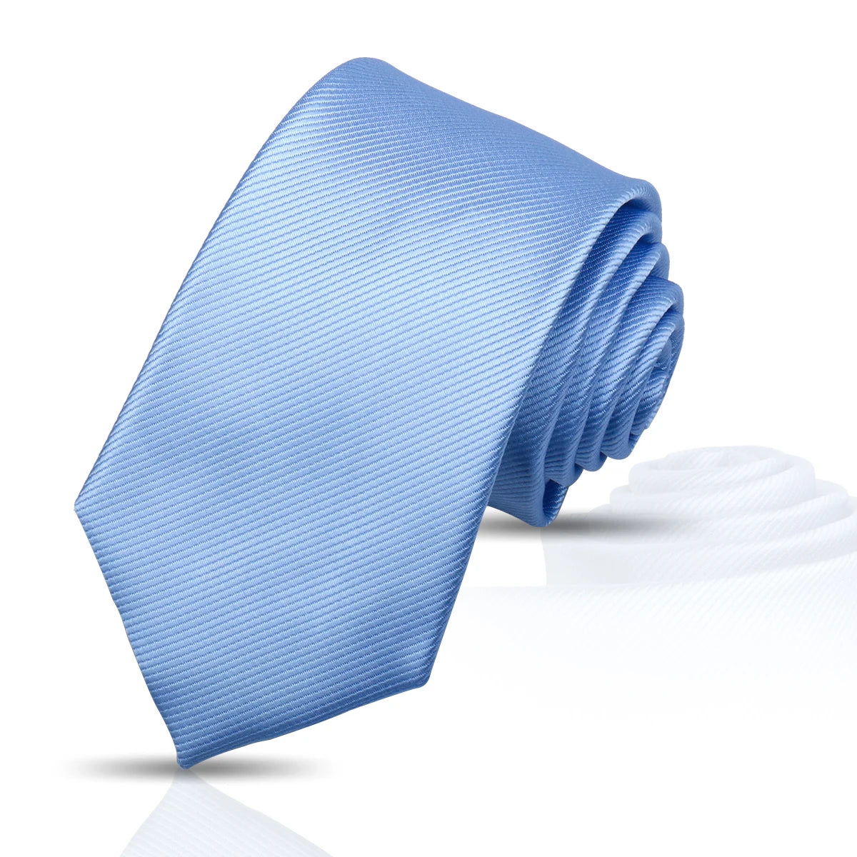 Ties For Men Solid Necktie Wedding Business Ties 7.5cm Slim Coffee Wine Classic Neckties Mens Business Gift Fashion Gravats Good Vibrations