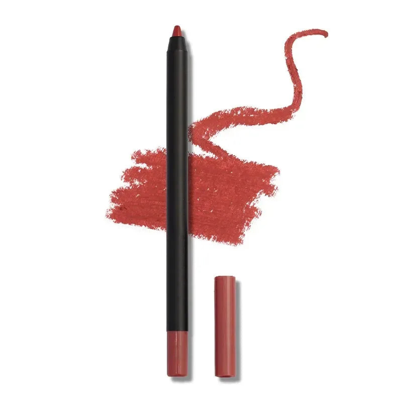 12 Color Matte Brown Lip Liner Waterproof Long Lasting Moisturizing Sexy Lip Pencil Women Natural Lipstick Makeup Lip Cosmetics Good Vibrations