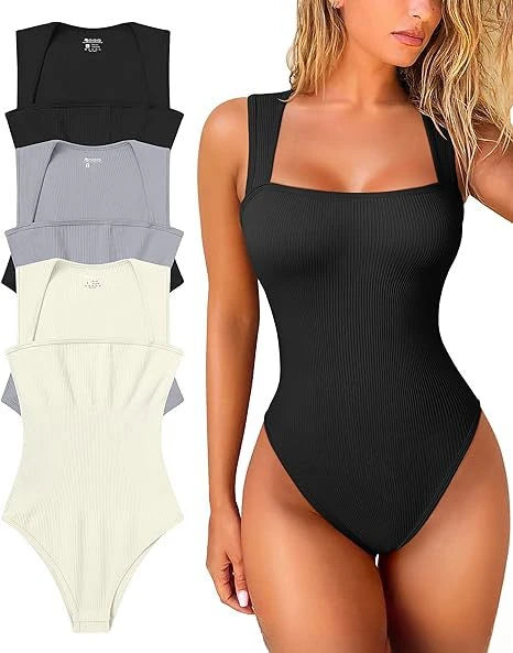 Women Sexy Thread Short Bodysuit Seamless Sleeveless Knited Bodysuit Fitness Yoga Trainning High Elastic Sports Unitard Jumpsuit Good Vibrations