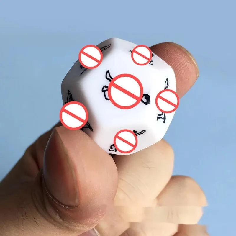 12 Sides Sex Toys for Couples Funny Sex Dice Adult Game Erotic Love Sexy Posture Foreplay Lovers Humour Game Toy Romantic Party Good Vibrations Adult Super Store