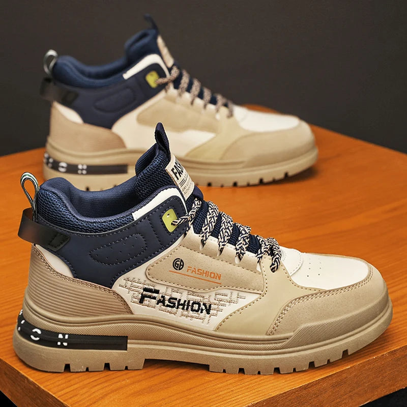 Sneakers Men Casual Autumn Vulcanized Shoes Male Walking Sport Shoes Outdoor Sneakers Male Sneakers Soft Sole Walking Shoes Good Vibrations