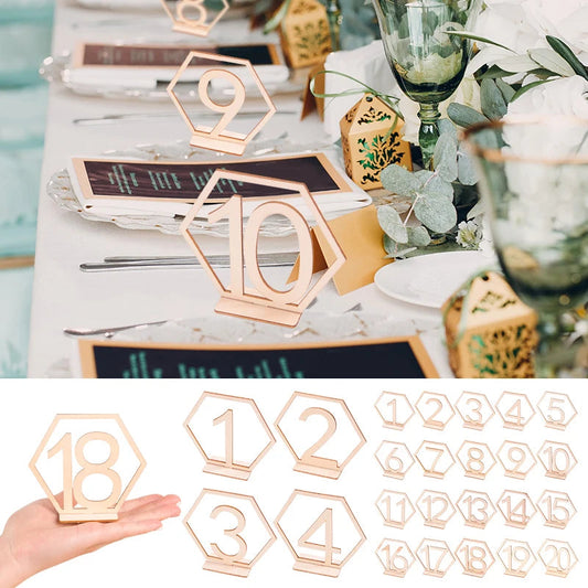 Wedding Number Wooden Table Place Card Rustic Wedding Engagement Reception Seat Decoration Number Signs Event party supplies Good Vibrations