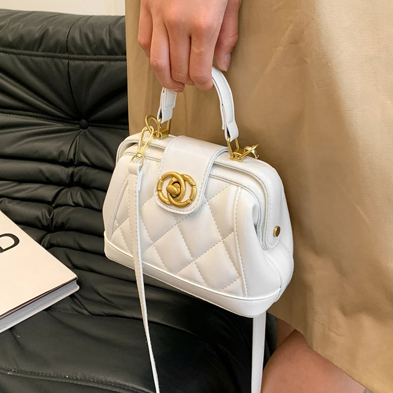 Elegant Ladies Tote Bag Luxury Leather Designer Crossbody Shoulder Handbags Women's Stylish Durable Casual Fashion Purse Good Vibrations