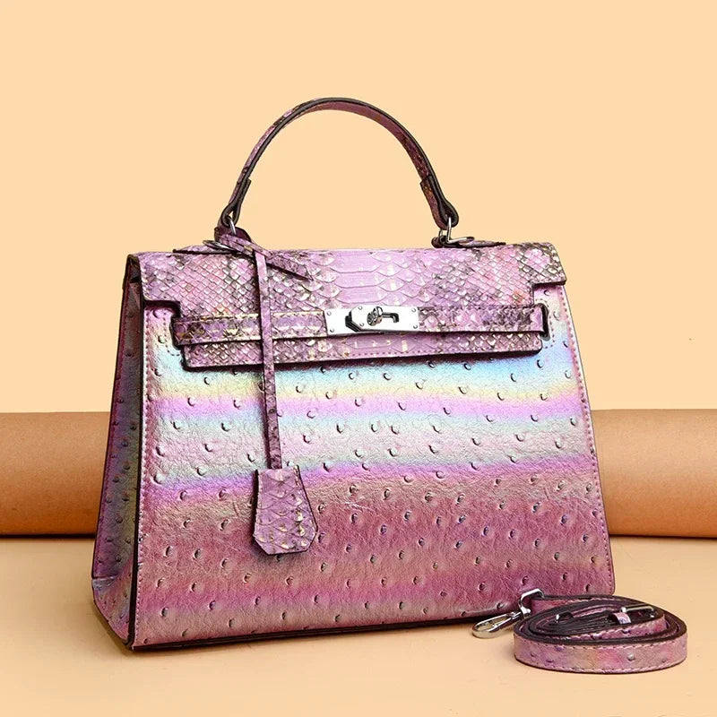 Elegant Retro Satchel Bag - Designer Crossbody Purse With Vintage Textured Finish And Modern Functionality Good Vibrations