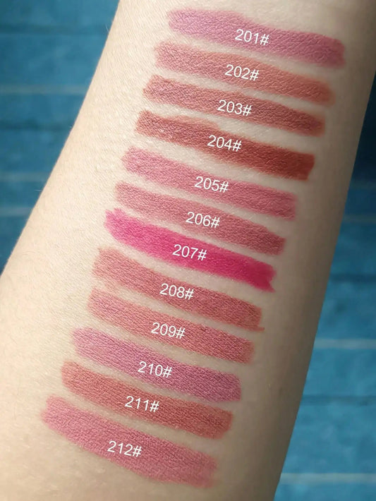 12pcs Lip Liner Pen 12 Colors Professional Lip Liner Pencil and Matte Lip Non-stick Cup Nude Lipstick Pencil SET Good Vibrations