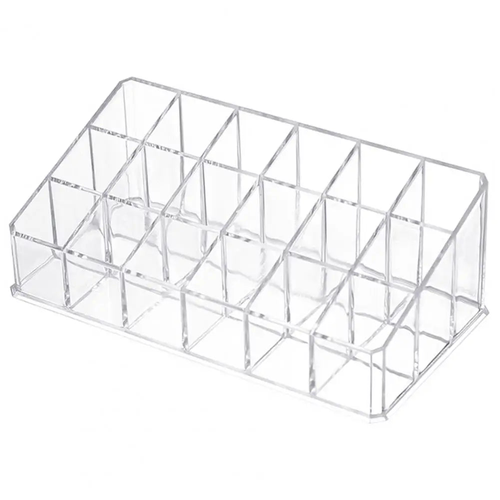 Lipstick Holder Practical 12/18/36 Grids Lipstick Stand Makeup Lip Glaze Storage Box 4 Rows Nail Polish Shelf Daily Use Good Vibrations